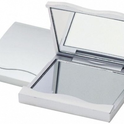 Oglinda de make-up cu lupa - 75009 75009 Oglinda de make up in cutie metalica