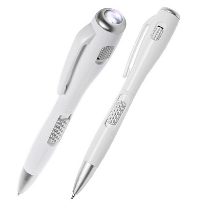 Pix din plastic cu lanterna - V1475 pixuri promotionale cu lanterna V1475