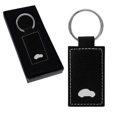 Breloc din imitatie de piele cu masina decorativa - V9922 brelocuri din imitatie de piele cu masina metalica decorativa V9922