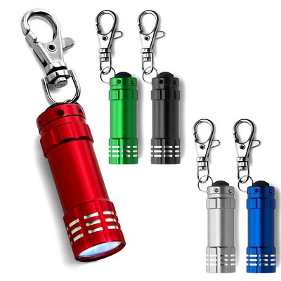 Breloc cu carabina si lanterna cu 3 becuri LED - V4193 brelocuri cu carabina si lanterna LED V4193