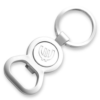 Breloc metalic cu desfacator de sticle si moneda pentru cumparaturi - V4093 brelocuri cu desfacator si moneda detasabila V4093