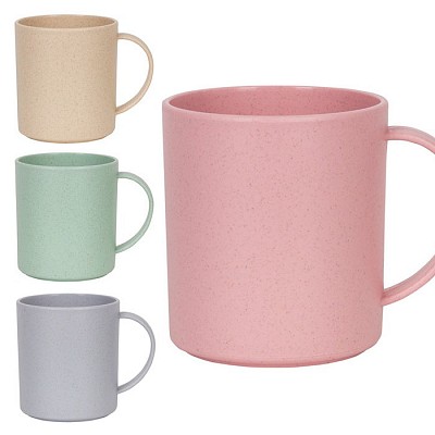 Cana ecologica cu design clasic si capacitate de 300 ml - V0588 cani colorate din fibra de bambus V0588