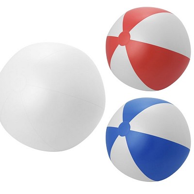Minge de plaja bicolora din PVC - V8651 mingii promotionale de plaja bicolore V8651