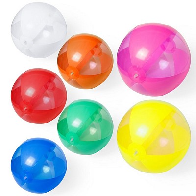Minge de plaja colorata din PVC cu diametru de 28 cm - V7893 mingii promotionale colorate de plaja V7893