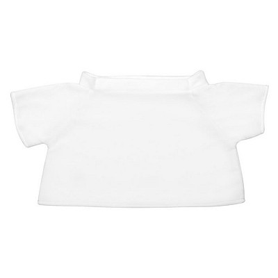 Tricou alb pentru jucarii din plus - HU110 tricouri albe pentru jucarii din plus HU110