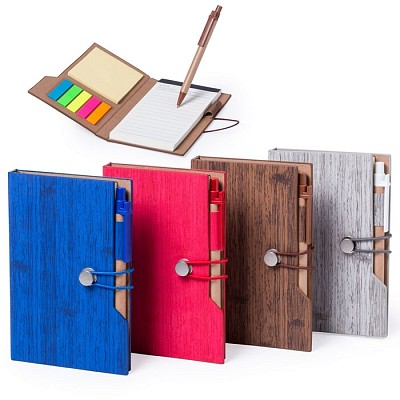 Carnetel A5 cu pix si design elegant - V2945 carnetele cu etichete colorate si pix V2945