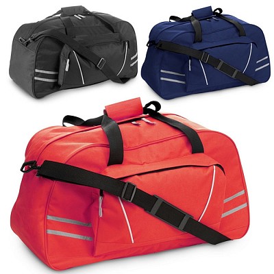 Geanta sport cu benzi reflectorizante - V4625 genti promotionale de umar din poliester V4625