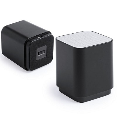 Boxa portabila cu forma patrata si microfon incorporat - V3960 boxe audio portabile de 3W cu forma patrata V3960