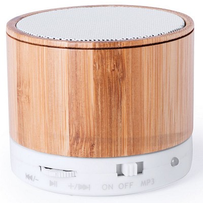 Boxa audio wireless din lemn de bambus - V3981 boxe audio de 3W cu carcasa din lemn de bambus V3981