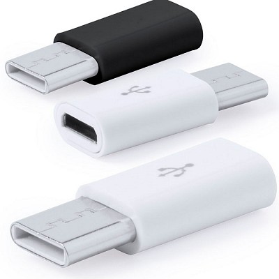 Adaptor micro USB din plastic - V3842 adaptoare USB promotionale tip C V3842