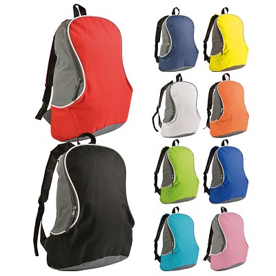 Rucsac sport cu inchidere prin fermoar si maner intarit - 14120 rucsaci promotionali din poliester 14120