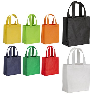 Sacosa de cumparaturi din material netesut cu toarte lungi rezistente - 15142 sacose promotionale de cumparaturi 15142