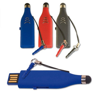 Stick USB de 4 GB cu capat touch pen si mufa jack - 13404 memory stickuri USB de 4 GB cu varf touch pen 13404