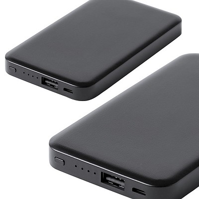 Powerbank cu capacitate de 4000 mAh si LED integrat pentru gravura - AP721376 powerbank cu suprafata luminata LED AP721376