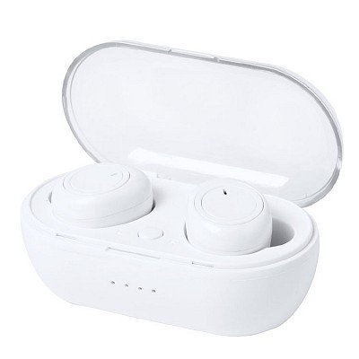 Casti audio cu bluetooth si hands-free in cutie din plastic cu incarcator - AP721362 casti audio wireless cu incarcator AP721362