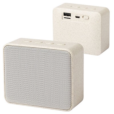 Boxa audio portabile din plastic ecologic si fibre din paie de grau - AP721517 boxe audio portabile din plastic ecologic AP721517