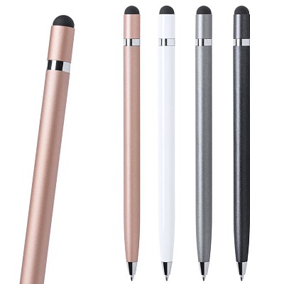 Pix din aluminiu cu touch pen si corp colorat - AP721075 pixuri metalice cu varf touch pen AP721075