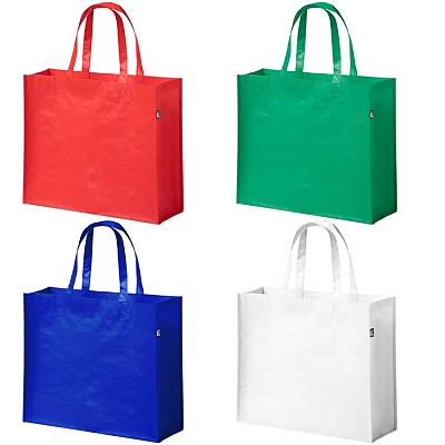 Sacosa din PET reciclat pentru cumparaturi cu burduf de 15 cm - AP721434 AP721434 sacose promotionale cu burduf de 15 cm