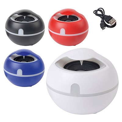 Boxa audio rotunda cu conexiune de tip wireless - 0406224 boxe audio portabile promotionale 0406224