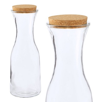 Carafa din sticla cu dop de pluta pentru vin - AP721544 carafe din sticla cu dop din pluta AP721544