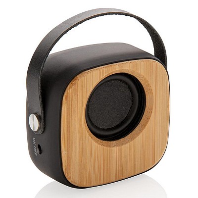 Boxa audio wireless realizata din lemn de bambus - P328589 boxe audio wireless de 3W cu maner P328589