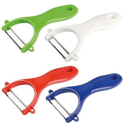 Curatator cu maner din plastic si lama din otel inoxidabil - 0304413 curatatoare promotionale din plastic pentru legume 0304413