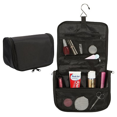 Geanta cosmetica cu carlig si buzunare interioare din plasa - 0138 genti cosmetice cu carlig si buzunare din plasa 0138