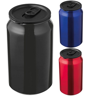 Pahar metalic cu forma de doza cu capacitate de 330 ml - 0173 pahare metalice cu forma de doza 0173
