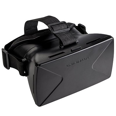 Ochelari VR negri cu banda elastica pentru cap - 0392 ochelari negri VR cu banda elastica pentru cap 0392
