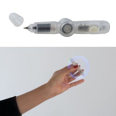 Pix cu figet spinner luminos - 0981 pixuri promotionale cu figet spinner luminos 0981