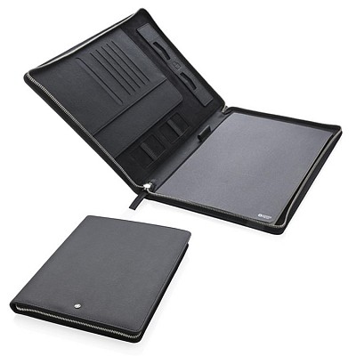 Mapa A4 cu buzunare pentru accesorii USB si suport de tableta - P773830 P773830 mape A4 din imiatie de piele cu suport pentru tableta