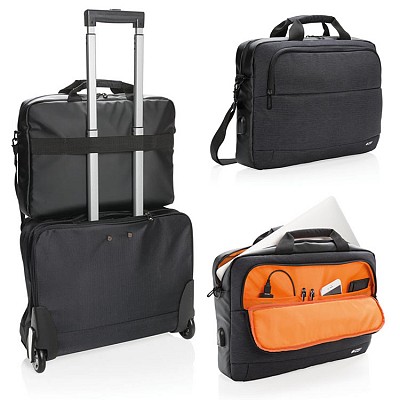 Geanta pentru laptop si documente Swiss Peak - P762160 P762160 genti de laptop si documente Swiss Peak