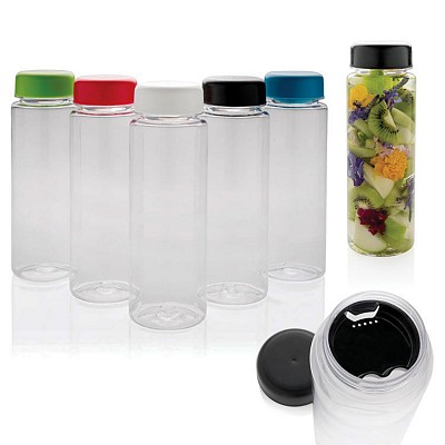 Bidon din tritan transparent cu capacitate de 500 ml - P436451 bidoane din tritan cu capac colorat P436451