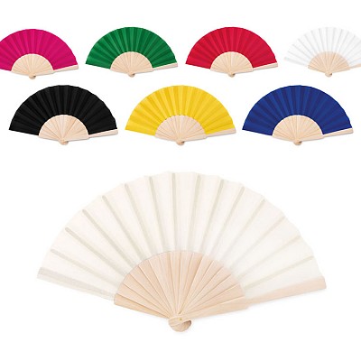 Evantai colorat cu maner din lemn de bambus - MO9532 evantaie colorate cu maner pliabik din lemn de bambus MO9532