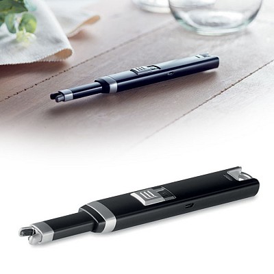 Aprinzator cu port USB si carcasa din plastic - MO9651 aprinzatoare promotionale USB din plastic MO9651