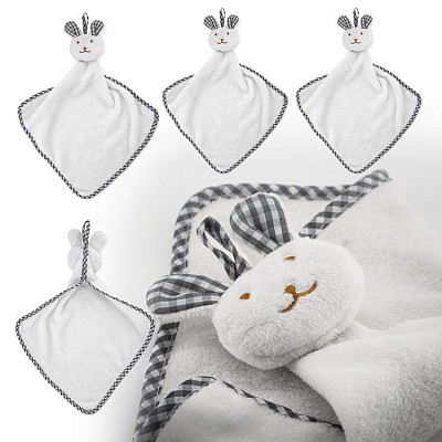 Patura pentru copii cu figurina de iepuras - MO9777 paturi promotionale cu iepuras din plus MO9777