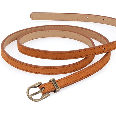 Curea crem de dama cu lungime de 118 cm - AP791638 curele promotionale de dama din imitatie de piele AP791638