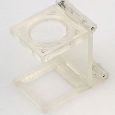 Lupa cu suport transparent din plastic cu amplificare optica de 8x - AP761968 lupe promotionale de birou AP761968