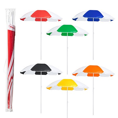 umbrele de plaja bicolore cu 8 panele AP721619