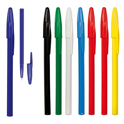 Pix colorat din plastic cu capac detasabil - AP791170 pixuri colorate din plastic cu capac AP791170