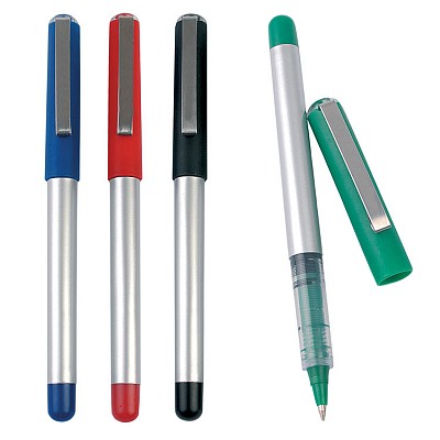 Pix cu gel si corp din plastic cu clips metalic - AP761559 pixuri promotionale cu gel si capac AP761559