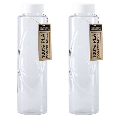 Bidon biodegradabil transparent cu capacitate de 830 ml - AP721696 bidoane promotionale biodegradabile AP721696