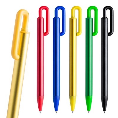 Pix din aluminiu cu corp colorat si agatatoare din plastic - AP721267 pixuri colorate din aluminiu cu agatatoare din plastic AP721267