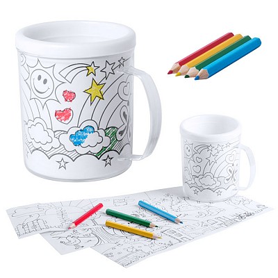 Cana pentru copii cu suprafata de colorat - AP721242 cani promotionale pentru copii cu suprafata pentru colorat AP721242