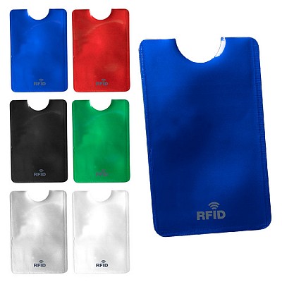 Portcard din plastic cu protectie RFID - AP721599 portcarduri RFID colorate cu suprafata adeziva AP721599