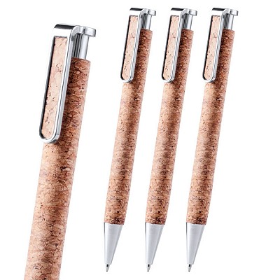 Pix din pluta cu agatatoare metalica - AP721243 pixuri promotionale din pluta cu agatatoare metalica eleganta AP721243