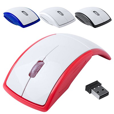 Mouse wireless pliabil cu margini colorate - AP721234 mouseuri wireless pliabile din plastic AP721234