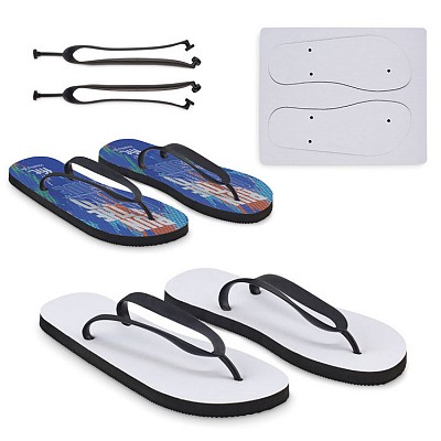 Papuci de plaja unisex cu curele din PVC si talpa din cauciuc - MO6136 papuci promotionali sublimabili MO6136