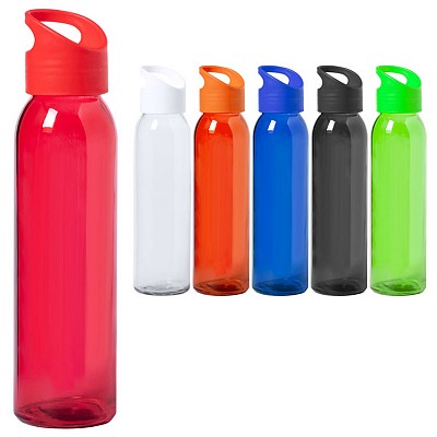 Bidon sport din sticla cu capac din plastic - AP721943 bidoane transparente din sticla colodata AP721943