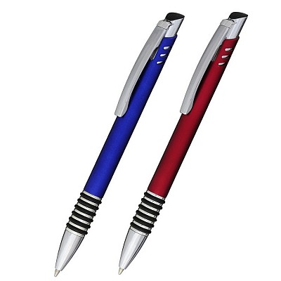 Pix din plastic cu grip cauciucat - R04434 pixuri promotionale din plastic cu grip cauciucat R04434